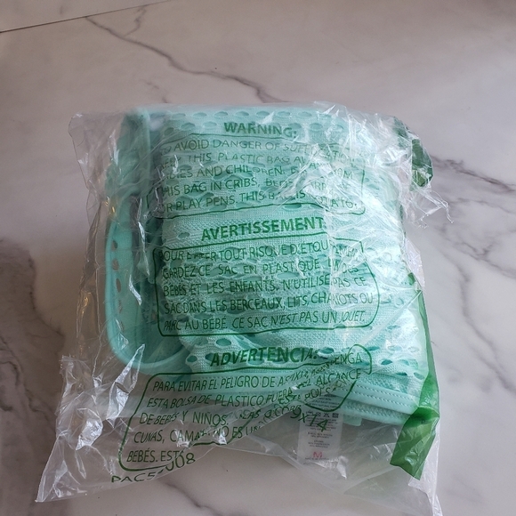 Luvami Crochet Lace High Waist V Neck Bikini Set in Green 109 Size M - Picture 16 of 16